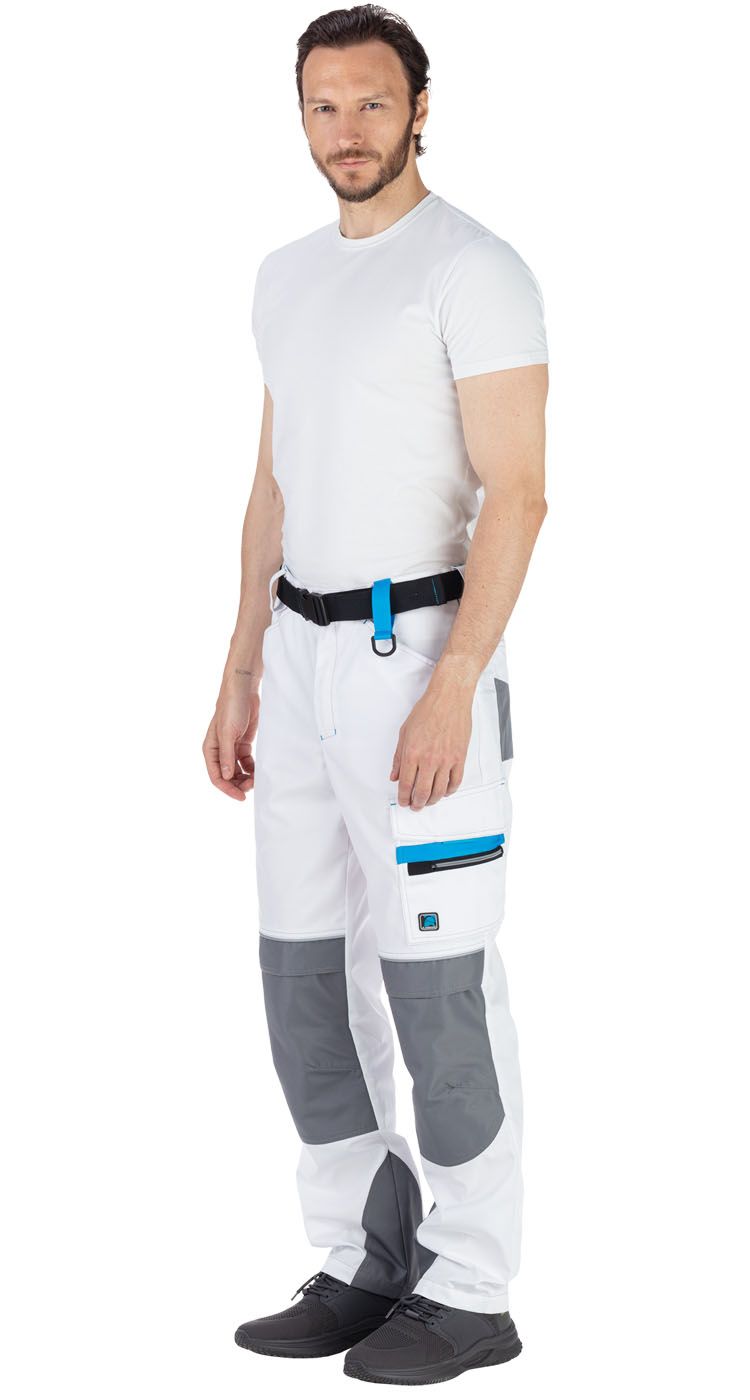 Брюки мужские "Старт" цв. белый-серый цена